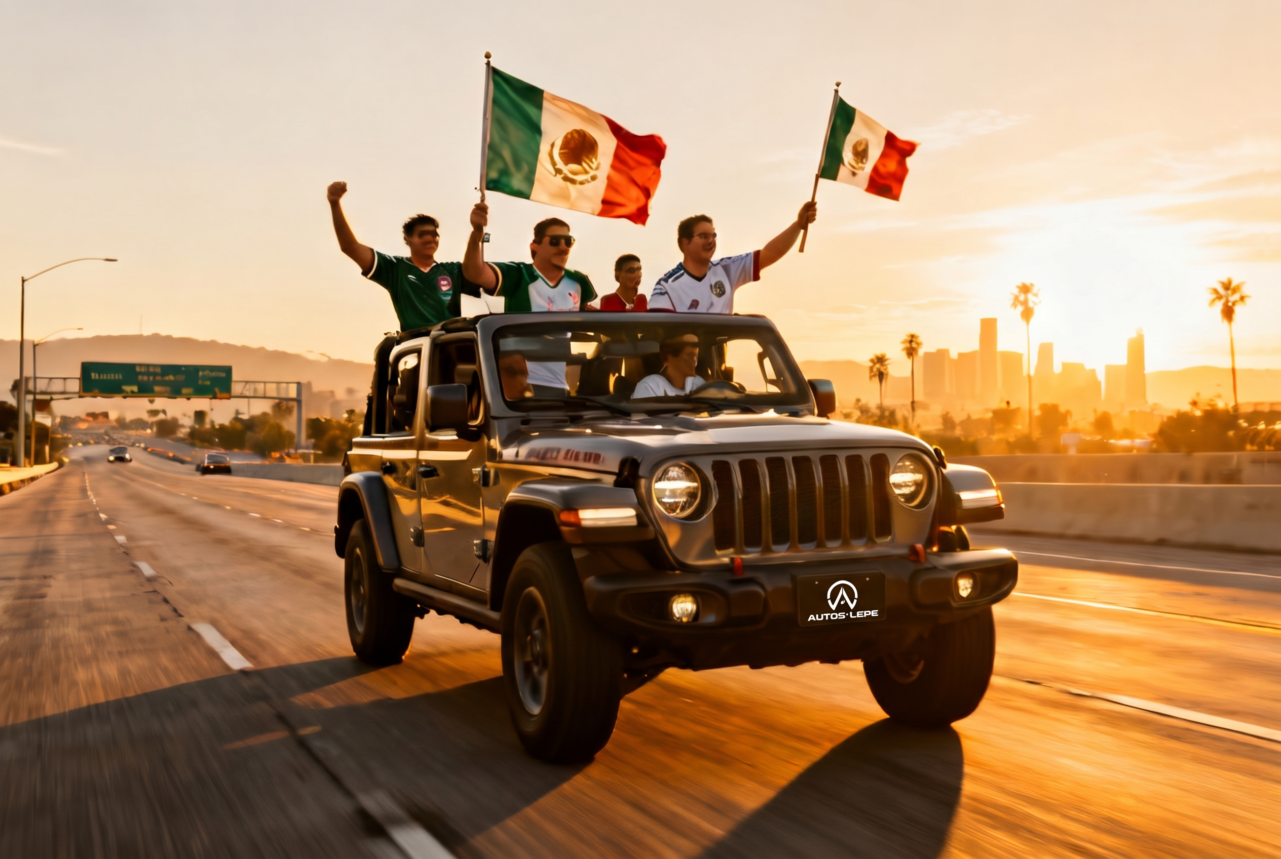 ⚽️¿Vas de viaje a Los Ángeles para el mundial? Te mostramos los mejores Autos para tu viaje
